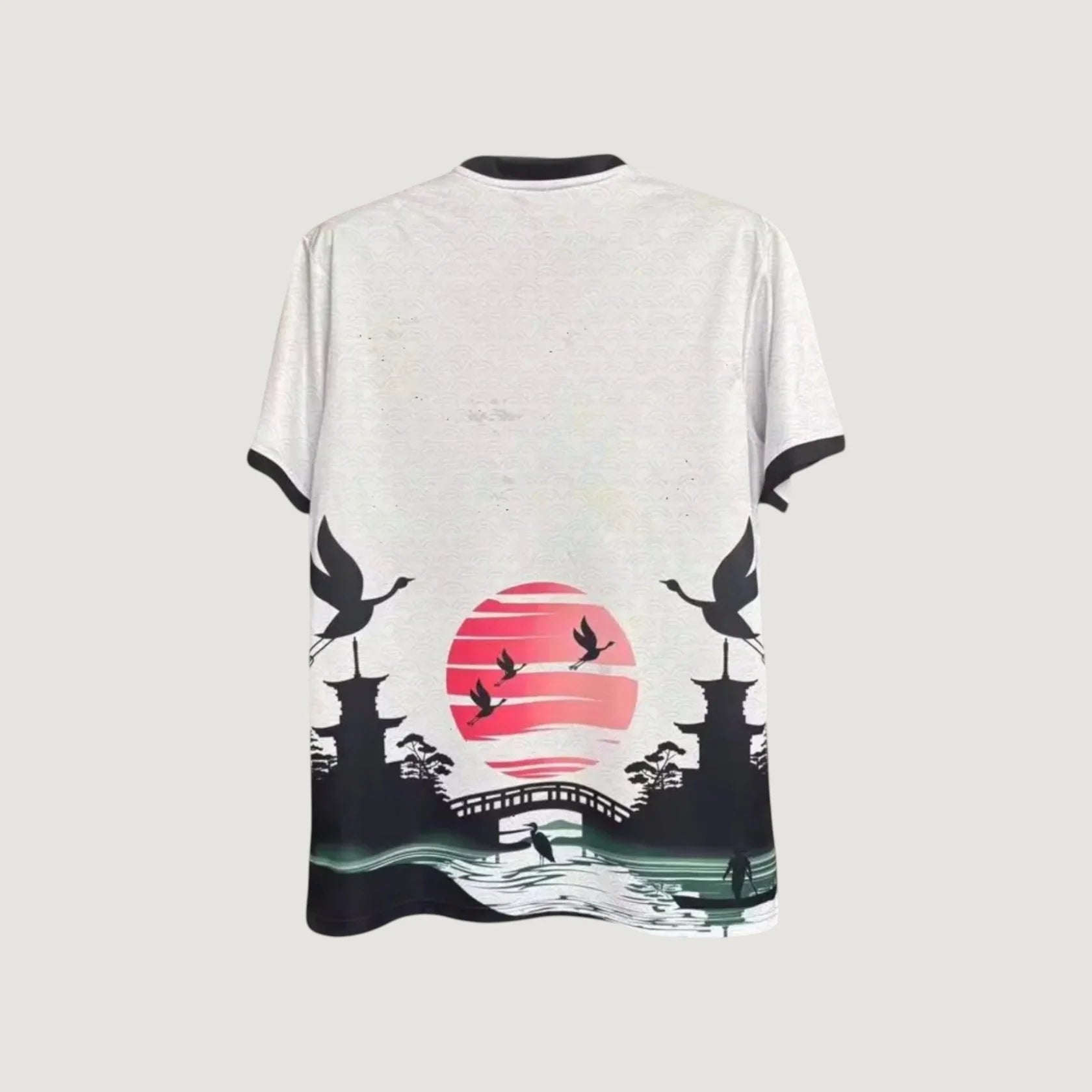 Japon – Maillot Concept Samouraï 25/26 – Blanc & Rouge