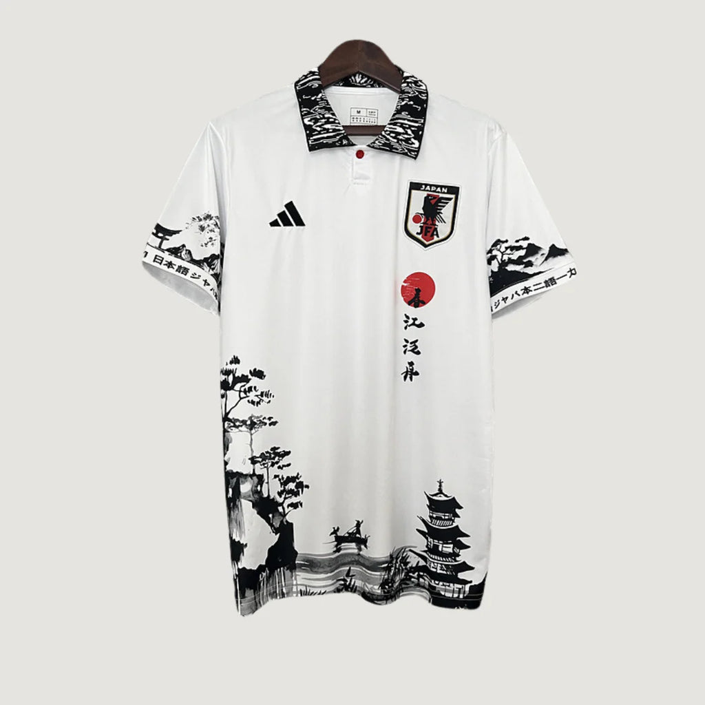 Japon - Maillot Concept - Blanc, Noir