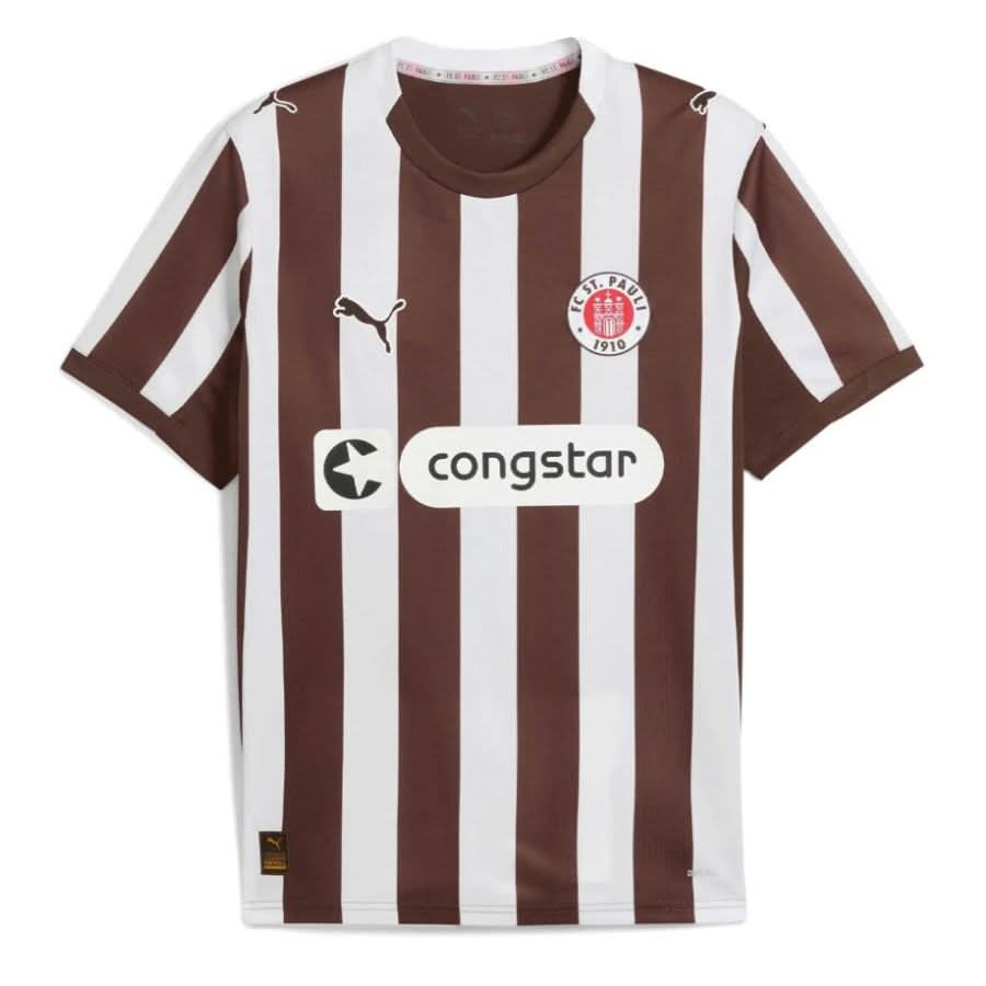 Maillot FC St. Pauli Domicile 2025-2026 - Ma boutique