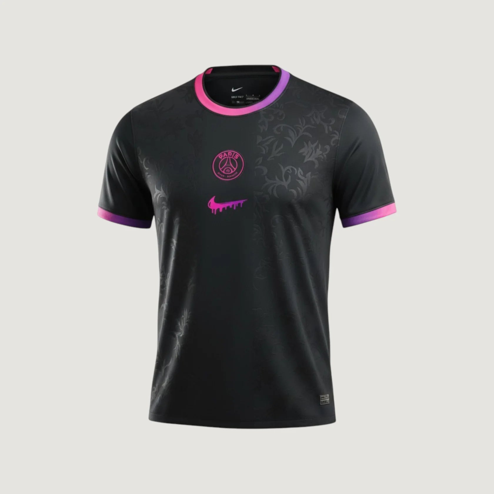 Paris Saint Germain ( PSG ) - Maillot Concept - Noir, Violet, Rose